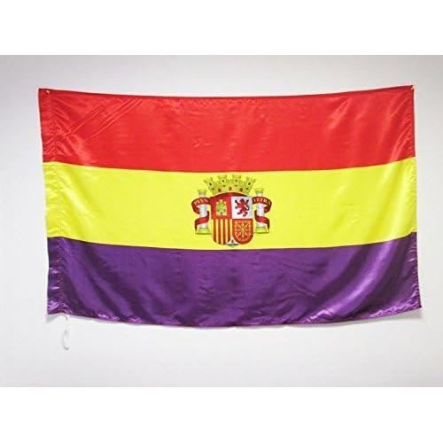 Drapeau Espagne Pour Voiture - 30x40cm - Polyester Résistant - Accroche Fenêtre