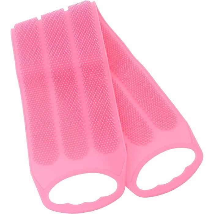 Brosse Exfoliante En Silicone Pour Le Corps Et Le Dos - Couleur Bleue, Gommage Doux, Neuf