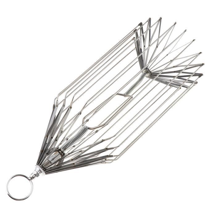 Cage à Oiseaux Magique ZQION – Accessoire D’illusion En Acier Argenté – Apparition Fulgurante, Se Replie Pour Se Cacher – Magicien Débutant Ou Pro – Petite Taille
