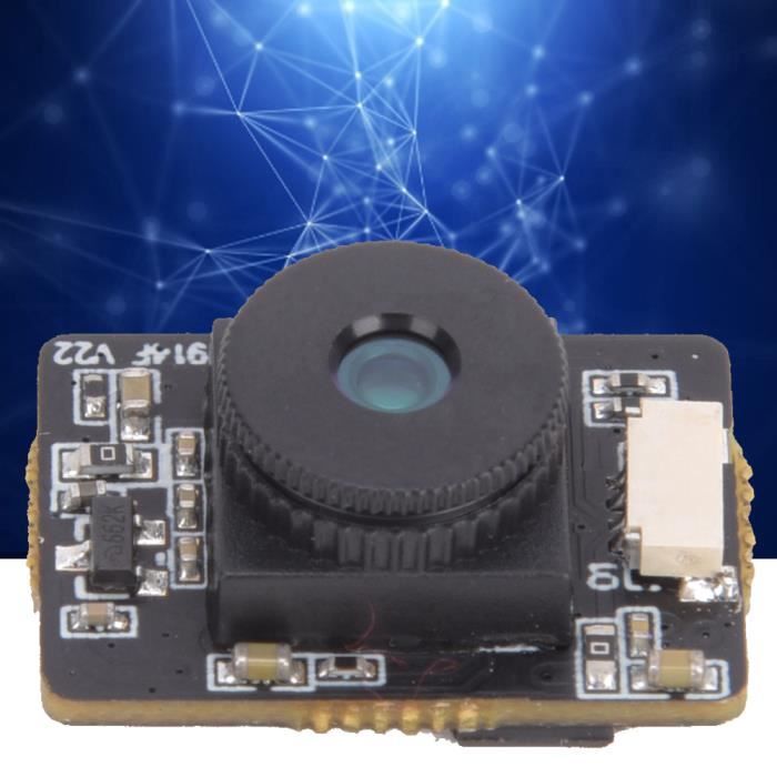 Module Caméra USB 120FPS - 300 000 Pixels, Objectif 2.6mm, Angle 50° - Pour Projets électroniques, Intégration, Vision Machine