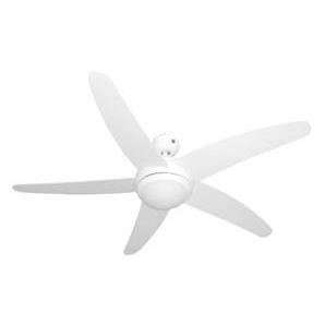 Ventilateur de plafond - Pepeo - MELTON - Blanc - 132 cm - Lumière LED avec télécommande - Vortice