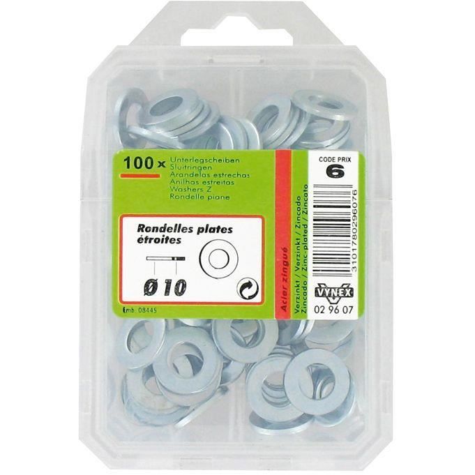 Rondelle étroite D : 12mm - lot de 50