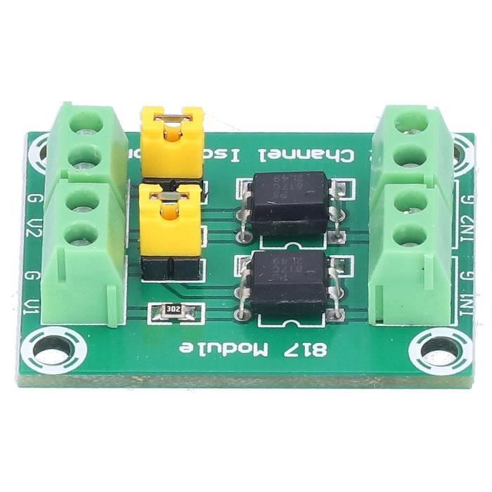 DollaTek - Module Optocoupleur 3 Canaux Isolation AC 220V - Compatible PLC Et Microcontrôleurs