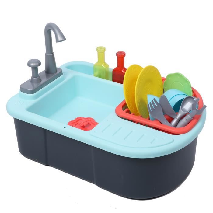 Générique Évier De Jeu | Apprentissage Piscine Amusants Électriques - Évier Cuisine pour Table Eau,pour Garçons Et Filles Intérieur Extérieur Maison