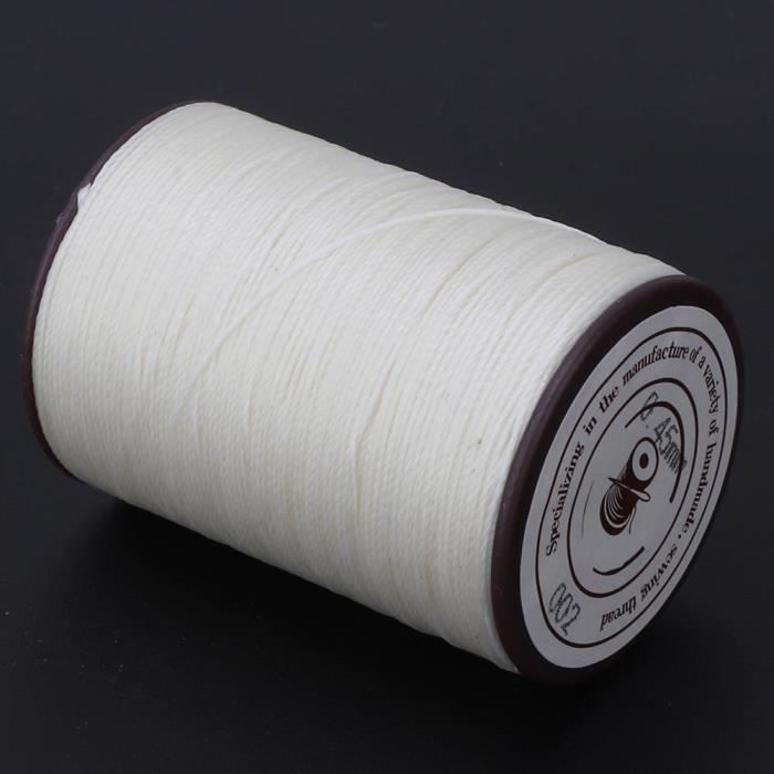 Fil à Coudre Ciré Pour Cuir - 5 Bobines De 30m, Couleurs Assorties, Maroquinerie DIY
