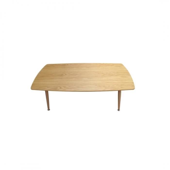 table basse rectangulaire en bois - zons - salon - marron - contemporain - design