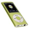 Tbest Lecteur MP3 portable Lecteur MP3 élégant multifonctionnel sans perte de son écran LCD 1,8 pouces lecteur de musique MP3-1