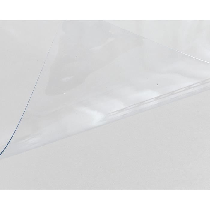 Nappe plastique transparente 145 x 145 cm épaisseur 2 mm (200/100)