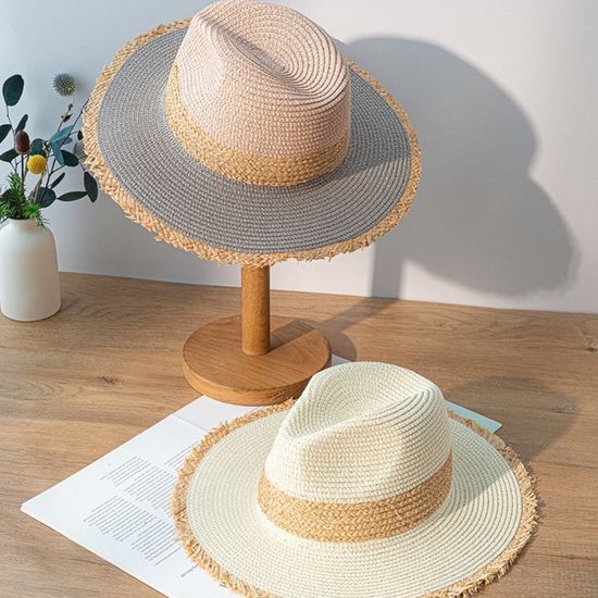 Chapeau Cowboy Western Femme – Paille Malléable Avec Maille Aérée – Chapeau Soleil Boho Chic