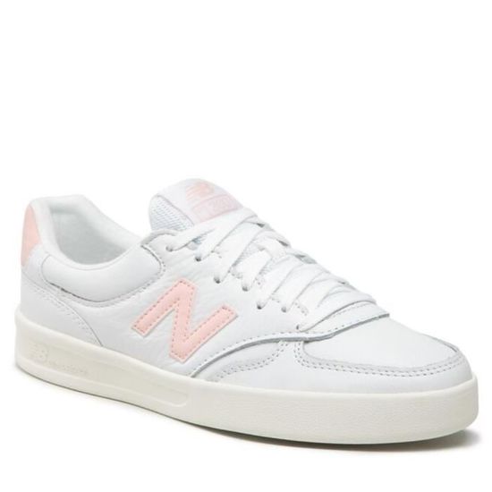 Chaussures NEW BALANCE 300 Homme Blanc Cuir Plat Blanc