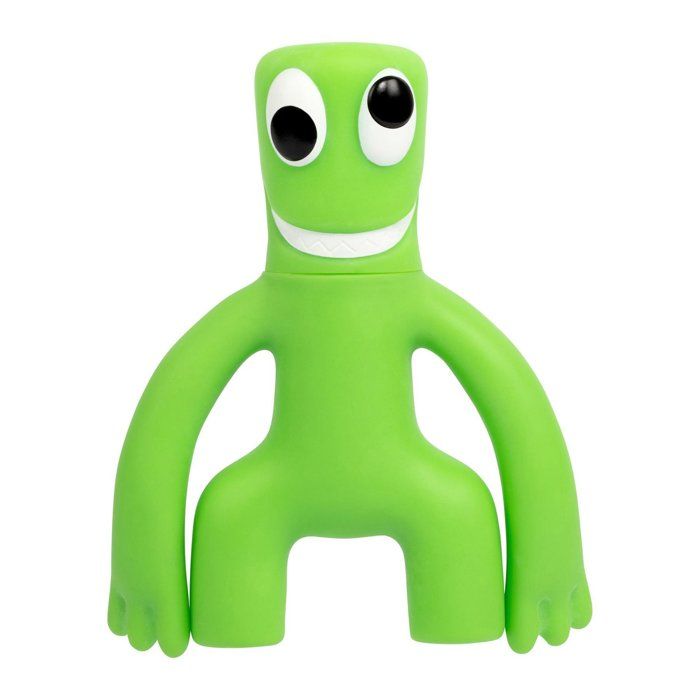 Goo Jit Zu – Rainbow Friends Green – Figurine Extensible 10,5 Cm – Remplissage Goo Perles D’eau – Super Compressible