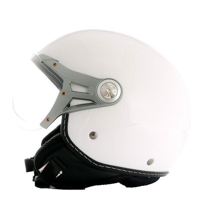 Casque Jet Moto Scooter Quad Avec Visiere ECE 22 A-Pro Noir Mat M
