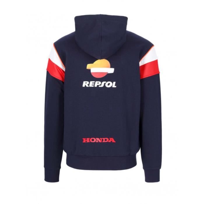 Sweat Homme Honda Vert Polyester - Taille S - Occasion Bon état Avec Marques