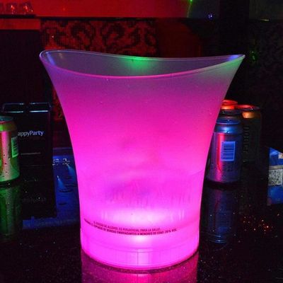 Seau à Champagne Lumineux LED Yuppy H35 Cm – Multicolore Dimmable Sans Fil + Télécommande – Déco Festive Intérieur/Extérieur