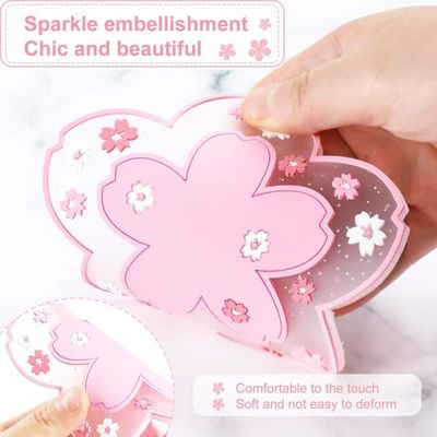 Epxee - EPXDE051 - Lot De 6 Sous-Verres En Silicone Lavable Pour