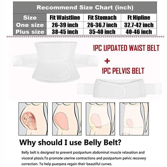 Ceinture de maintien apres cesarienne sale