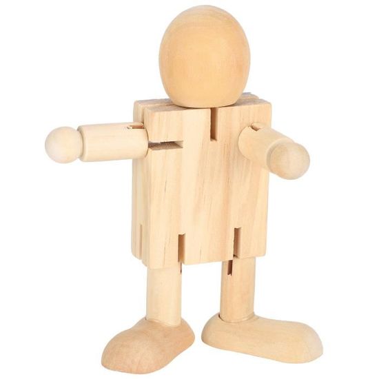 Poupée robot en bois, décoration de Noël de haute qualité, poupée articulée  mobile, ami de la protection de l'environnement - Cdiscount Jeux - Jouets