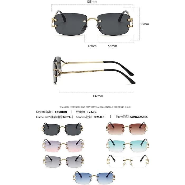 Lunette sans bordure sales