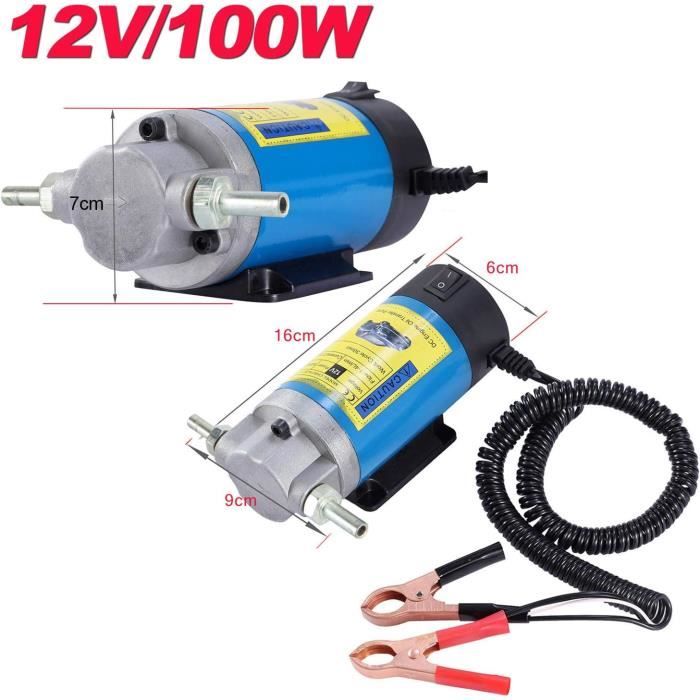 Pompe à Vidange Huile Moteur 12V 100W - Extracteur Électrique Pour Huile Et Diesel - Voiture, Moto, Bateau