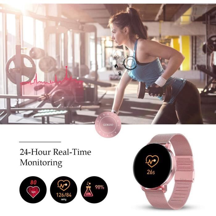 Montre connectée homme best sale gokoo smartwatch full tactile