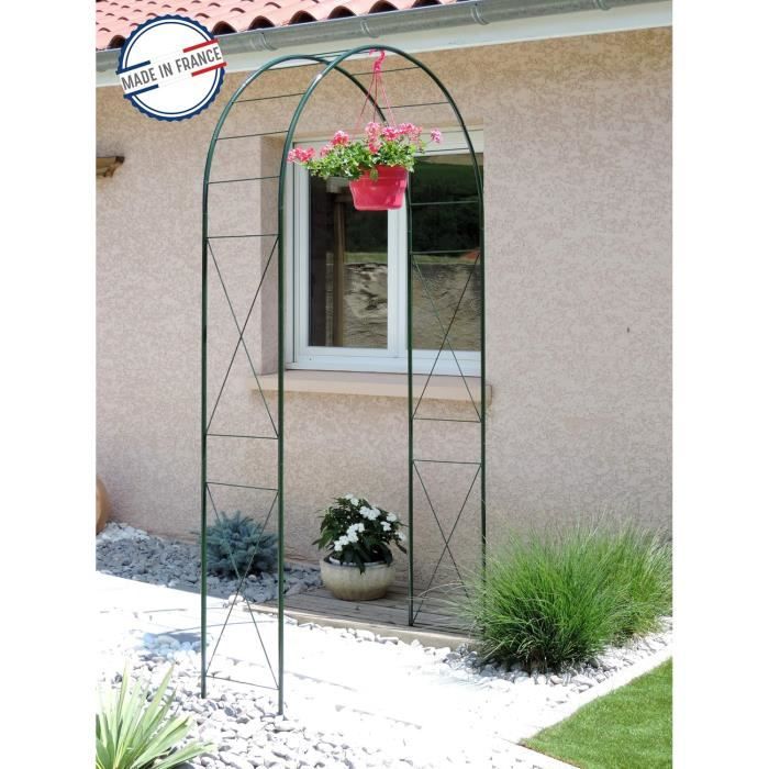 Tube Rond Decor Arche décor losange - LOUIS MOULIN - Tube rond Ø 20mm - Vert Sapin - HT ...