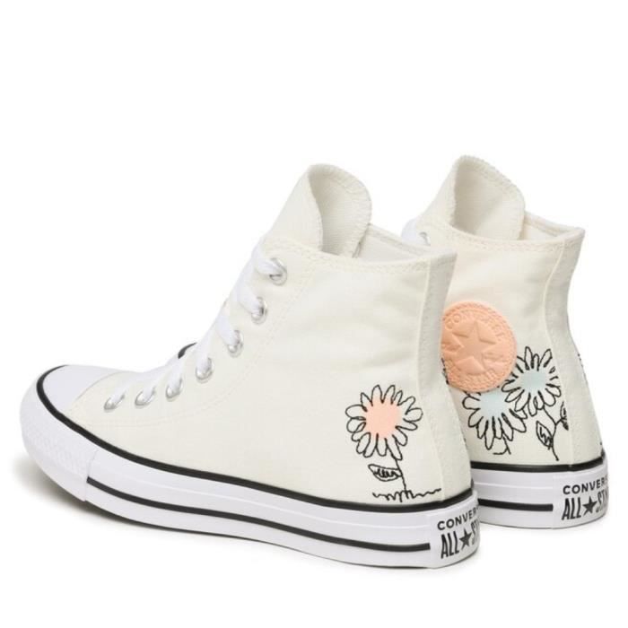 Converse blanche basse femme adulte store
