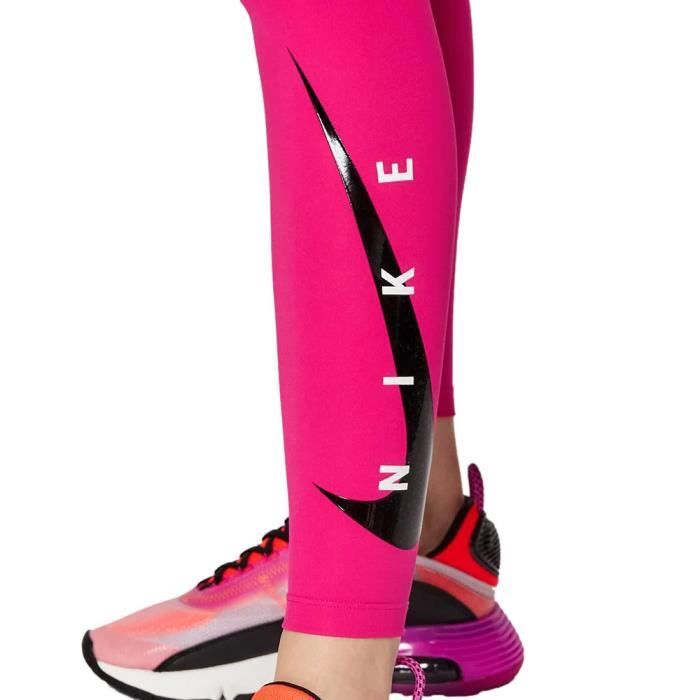 Legging 7 8 Rose Femme Nike Swoosh Run Pink Cdiscount Pr t Porter