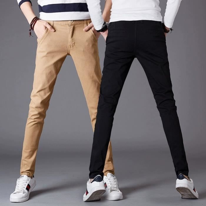 Pantalon homme skinny discount