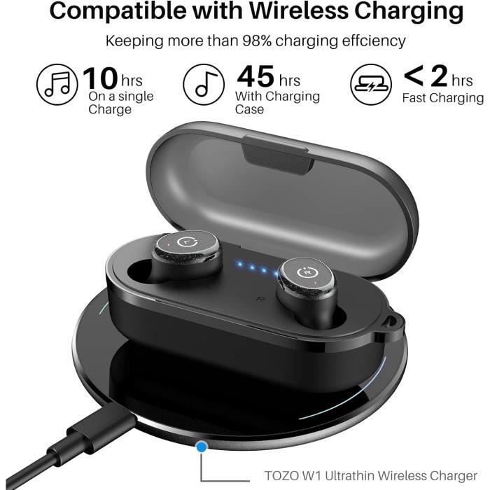 Coque De Chargement Sans Fil Qi Pour Buds 2, Remplacement De La Station D'accueil Du Chargeur