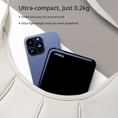 YOTON Mini Projecteur, Projecteur Portable Y3 Support 1080P Full HD, Projecteur De Poche Pour Home Cinéma Et Extérieur, Alimentation PC/PS4/Tablette/Fire TV Stick/Smartphone