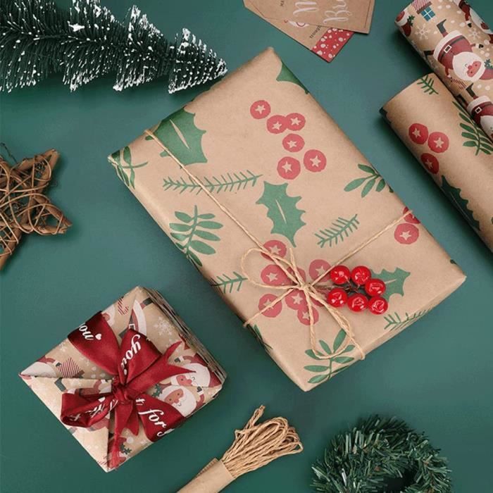 Boîte De Rangement Pour Papier Cadeau De Noël Et Rouleau De Papier Cadeau  (Rouge)[k3128] - Cdiscount Maison