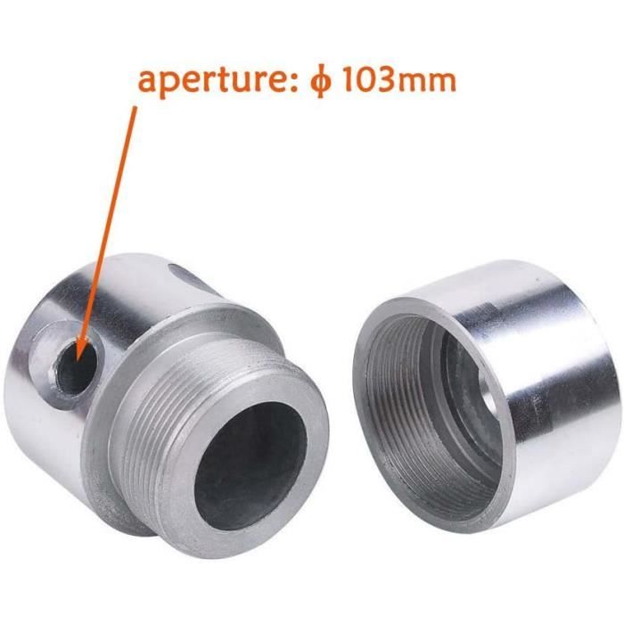 Tête De Débroussailleuse Universelle SWAWIS - Aluminium, Double Fil Nylon 2.4mm, Pour Tondeuse Et Jardinage