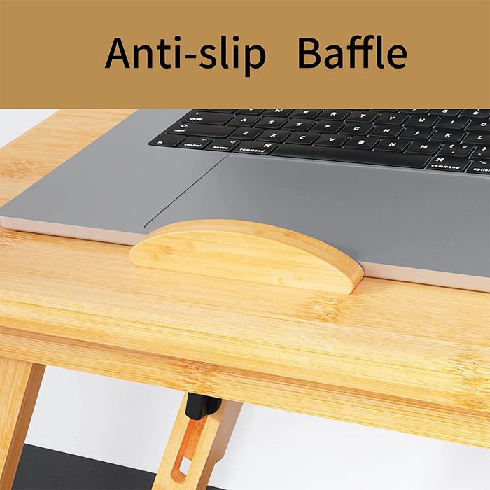 Table de Lit en Bambou Pliable et Compacte, Plateau Inclinable avec — free download