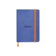 RHODIA Rhodiarama - Cahier - A6 - 72 feuilles - 144 pages - papier ivoire - gradué - couverture bleu saphir - synthétique-0