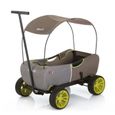 Chariot à tirer - HAUCK - T-93108 - Mixte - Marron - Multicolore - Enfant - 3 ans - Eco Mobil-0