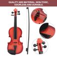 yancuroom Jouet de violon acoustique pour enfant simulé corde réglable débutant musical développer la pratique des instruments-0