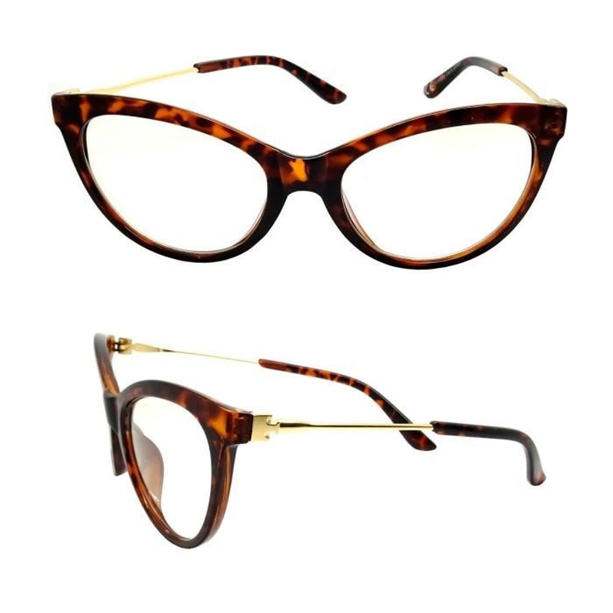 lunette de vue marron femme