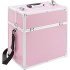 AREBOS Valise cosmétique | 26L | Sangle de Transport Incluse | 13 Compartiments | 8 séparateurs | 39 x 36 x 23 cm