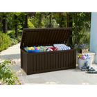 Keter Coffre de jardin Keter 'Rockwood Deck' brun foncé 155 x 72,4 cm