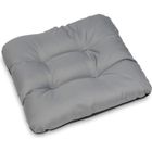 Coussin pour Chaise, Siège, Banc de Jardin, Canapé - SUPERKISSEN24 - Lot de 6 x 45x45 cm - imperméable - Gris