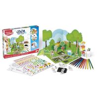 MAPED CREATIV - Color&Play - Mon Jardin à Créer - Décor 3D - Stickers - Tampons