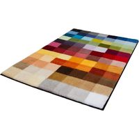 Kleine Wolke Tapis de Bain Cubetto 85x145cm Multicolore, polyacrylique, 85 x 145 x 2 cm