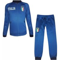 Jogging survêtement Italie enfant - Bleu - Football - Manches longues