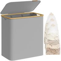 Panier à Linge Pop-up En Maille – 2 Compartiments – Facile à Ouvrir Et Se Replie à Plat Pour Le Rangement. Le Matériau En Maille Aide à éliminer Les Odeurs De Linge