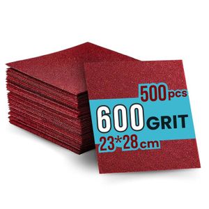 Papier Abrasif HPX Grain 600 - Lot De 4 Feuilles - Neuf - Pour Ponçage Fin