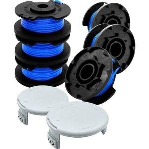 Lot De 2 Couvercles Bobine Débroussailleuse - Compatible RLT4027, RLT4125, Etc. - ABS Robuste, Stabilité Accrue