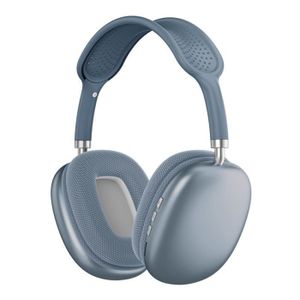 CASQUE - ÉCOUTEURS UpgradeP9 bleu-Écouteurs sans fil Bluetooth P9, ca