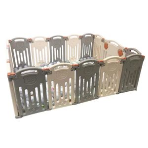 Parc Bebe Plastique 16 Panneaux Cdiscount