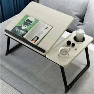 TABLE D'APPOINT Table d'ordinateur portable Table de lit Pliable H