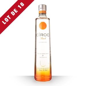 VODKA Lot de 18 - Ciroc Peach - 18x70cl - Vodka